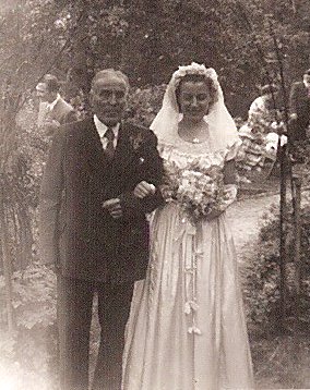 Ann McGarr with her father Morris J. McGarr 
