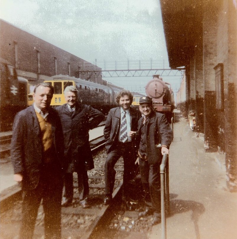 Harry Statham at work ( British Rail ) probably Longsight Depot