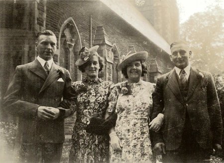 At Joan and Harold's wedding